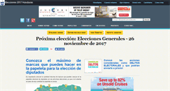 Desktop Screenshot of eleccioneshonduras.com